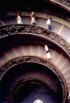 Escaleira dos Museos Vaticano de