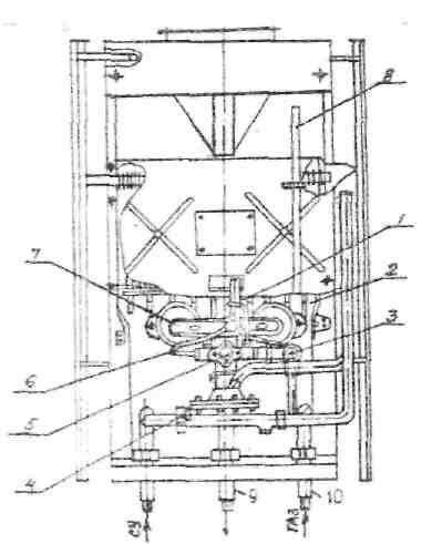 Аспаптың жұмыс атқаруы 1. Газ 4 қҧбырымен (10.1-сурет) 3 электромагнитті клапанға (10.1-сурет) келеді. Электромагнитті клапан 3 қосу нҥктесі арқылы іске қосылады. 10.1 сурет.