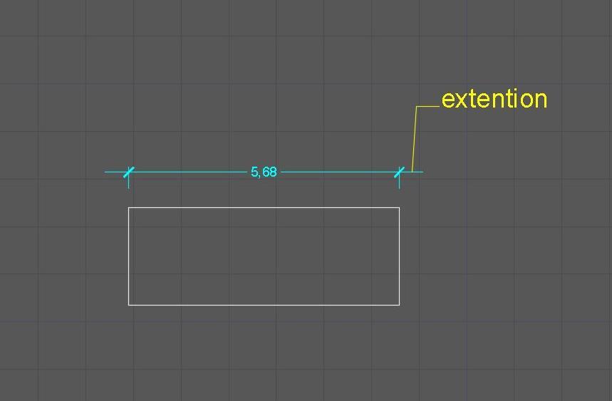 Lineweight Ρυθμίζει το πάχος για τις γραμμές διάστασης. Extend Beyond Ticks Καθορίζει μια απόσταση για την επέκταση της γραμμής διάστασης πέρα από τα όρια των γραμμών επέκτασης.