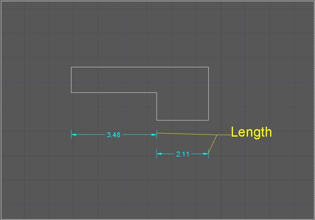 Length Ορίζει την τιμή για το μήκος των γραμμών επέκτασης ξεκινώντας από τη γραμμή διάστασης προς το σημείο