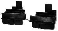 Εξαρτήματα - Ελαστικά Accessories - Gaskets 300-09-544-00 Μαύρο Black 300-09-544-03 Μαύρο Black 300-09-554-00 Μαύρο Black Τάπα για μπινί M9544 End cap for M9544 sash invertion profile Τάπα με υποδοχή