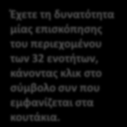 Έχετε τθ δυνατότθτα μίασ επιςκόπθςθσ του περιεχομζνου των 32