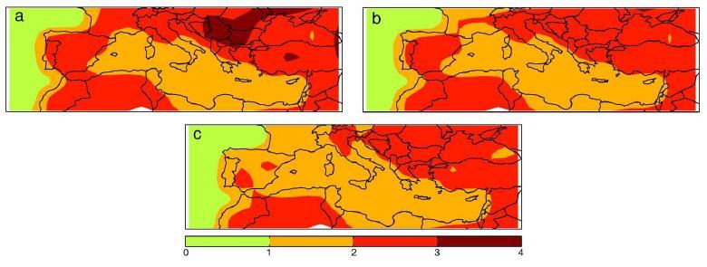 Μέχρι το 2060 αναμένεται αύξηση της μέσης θερμοκρασίας κατά 2 ο C, ιδιαίτερα τη χειμωνιάτικη περίοδο, αύξηση των ξηρών ημερών και των επεισοδίων καύσωνα, μετατόπιση του καλοκαιριού