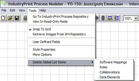 Σχήµα 3.43: Γραµµή Μενού - Επιλογή Tools Σχήµα 3.44: Επιλογή Style Properties!