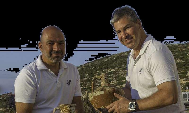 Greek Underwater Antiquities Εphorate Project co-directors Theotokis
