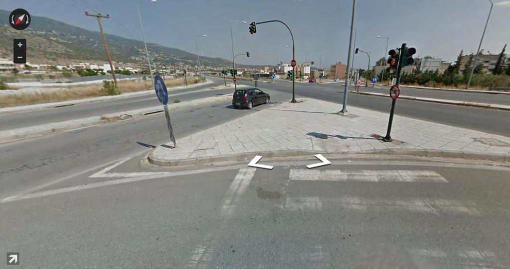 οδό Βόλου και εγγύτερη περιοχή Περιοχή Κόμβου