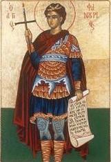 SAINT FANOURIOS AND FANOUROPITA ( Φανουρόπιτα) AUGUST 27 Have you lost something? Want to discover something? There is still time... August 27 is the feast day of Saint Fanourios the Martyr.