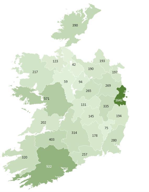 Tábla 1 Líon Iomlán na Samplaí a Fuarthas laistigh de Chláir Clár 2016 2015 Alcól san Fhuil agus san Fhual 3,019 3,077 Tocsaineolaíocht um Fhuil agus Fual 1,133