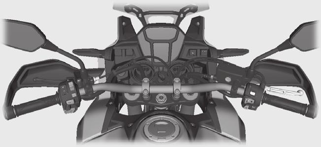 CRF1000D Εκκινήστε τον κινητήρα, χρησιμοποιώντας την ακόλουθη διαδικασία, ανεξάρτητα από το εάν ο κινητήρας είναι κρύος ή ζεστός.!e!c!a!b!d!