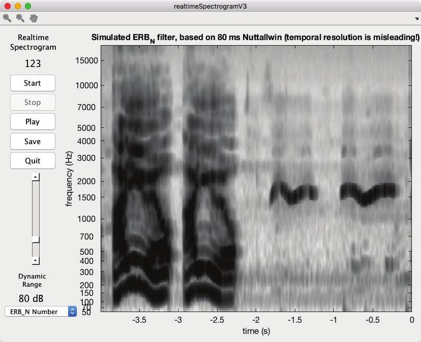 Fig. 3 3 Realtime visualization of the vocal tract shape. 2 ERB N number 1/3 Fig.