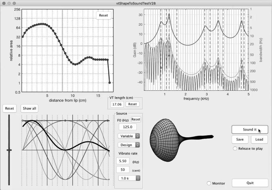 Fig. 4 4 Filter manipulation GUI of the speech
