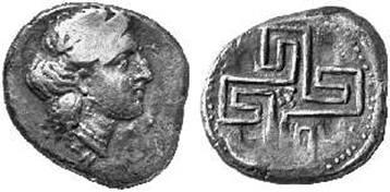Κόρης, όχο μόνο στον κυρίως ελλαδικό χώρο αλλά και στην Κάτω Ιταλία και τη Σικελία. Στα νομίσματα του Μεταποντίου η κεφαλή της θεάς κοσμεί την εμπρόσθια όψη μιας σειράς αργυρών στατήρων.