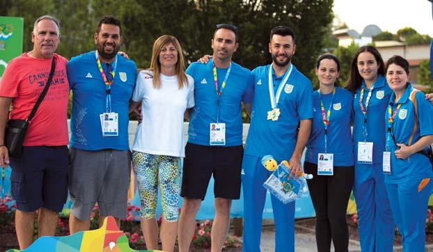 Κατάφερε να κερδίσει τουλάχιστον ένα χρυσό μετάλλιο και στα τρία αθλήματα που υπήρχαν στο πρόγραμμα, στο Πυροβόλο Όπλο, στο Αεροβόλο Πιστόλι και στο Αεροβόλο Τουφέκι παρουσιάζοντας για άλλη μια φορά