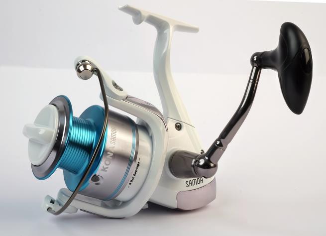550 REF 325136 ΧΩΡ/ΤΗΤΑ 0,40mm/240m 18Lbs/220Yds ΒΑΡΟΣ 595gr ΣΤΡΟΦΕΣ 1:5,0 RPVM 97cm 6 BEARINGS MAX 10kg DRAG SAMOA (boat Jigging) Σώμα γραφίτη Μπομπίνα αλουμινίου Μπροστινό φρένο με μέγιστη δύναμη