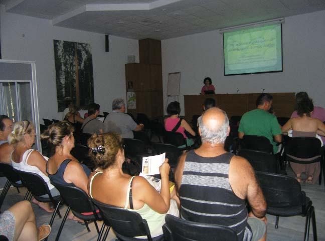 «Μικρά και µεγάλα ζώα στο Απολιθωµένο άσος Λέσβου» Στις 15 και 21 Ιουλίου παρουσιάστηκε από την ερευνήτρια γεωλόγο-παλαιοντολόγο του Μουσείου, ρ.