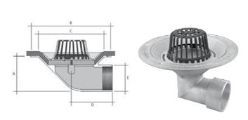 Απορροή DN A B C D E F G H J DR250 2 50 213 50 130 76 193 225 148 70 217 108,00 DR350 3 75
