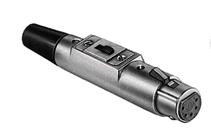 7-pin θηλυκό σασί Nickel Καρφί θηλυκό stereo σασί με κλιπ 25,00 4,20 4,20