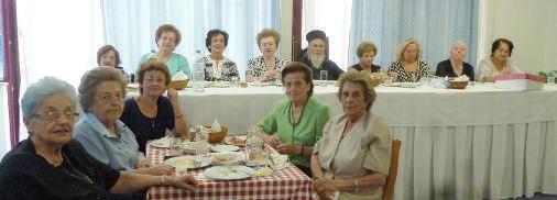 Στις 12 Οκτωβρίου το γεύμα προσέφερε η κ. Νικολέτα Καλιαμπέτσου εις μνήμην του πατρός της.