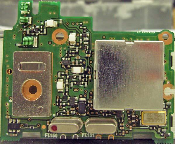 REGULATOR (Q222) RF UNIT (BOTTOM VIEW) BPF (FI) BPF (FI0) ST IF
