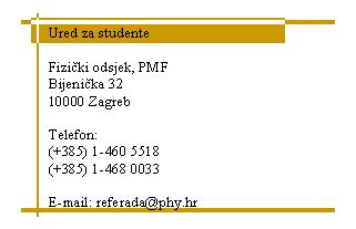informacije o upisima