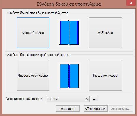 Για τις επιλέξιμες λίστες των συνδέσεων, ανατρέξτε στο κεφάλαιο 14.2.