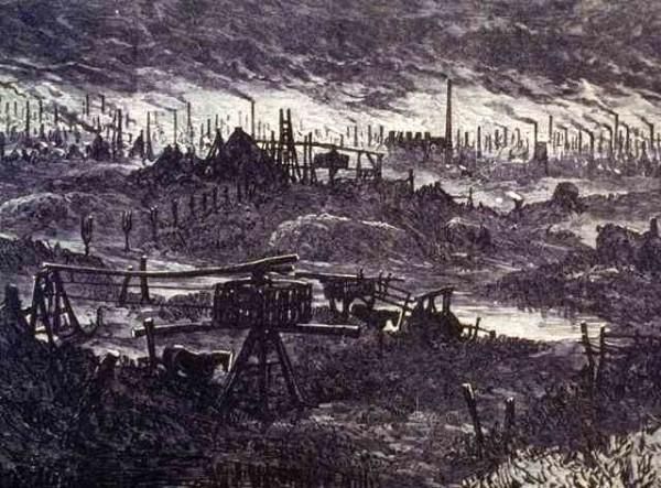 ενεργειακή αυτάρκεια, την οποία συνδύασε με την συστηματική αξιοποίηση των νέων τεχνολογικών επιτευγμάτων (υψικάμινοι, υδραυλικές αντλίες, ατμομηχανή κλπ) προς όφελος της βιομηχανικής παραγωγής.