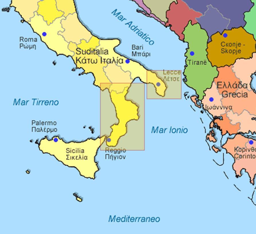 Τα Γκρεκάνικα ή Γκρίκο μιλιούνται από τις ελληνόφωνες κοινότητες των Γκρεκάνων