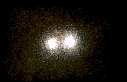 Actualmente creese que tan so a mitade das estrelas están ailladas. Figura.- 5: Estrela dobre Contesta: a) Que é unha estrela dobre? Pon exemplos b) Cantos tipos de estrelas dobres existen?