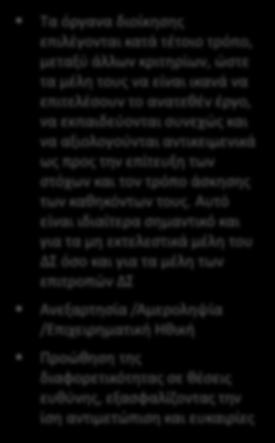 συμπεριλαμβανομένων Κανονισμού Λειτουργίας ΔΣ, Καταστατικά Επιτροπών ΔΣ, Πολιτικές και διαδικασίες Κανονιστικής Συμμόρφωσης, Πλάνο Ετήσιου Εσωτερικού Ελέγχου και ενημέρωση Επιτροπής Ελέγχου, κλπ.