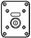 Direction of rotation, bi-directional design Determine direction of rotation by looking at the drive shaft.