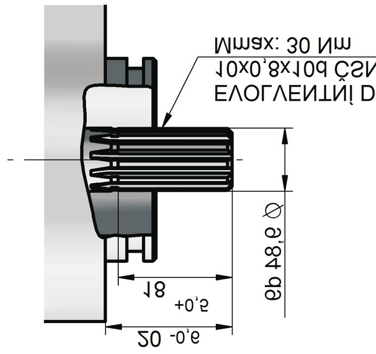 ft) INVOLUTE SPLINE x,xd C, CC KC KD 9, (.7) 9 (.), (.) (.