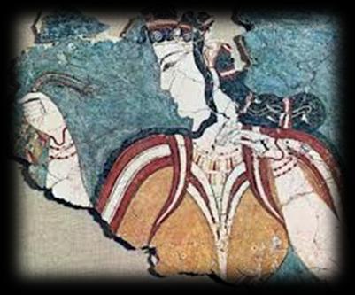 διπλά κζρατα των Μινωιτϊν πζραςαν ωσ ςφμβολο και ςτθ μυκθναϊκι κρθςκεία.