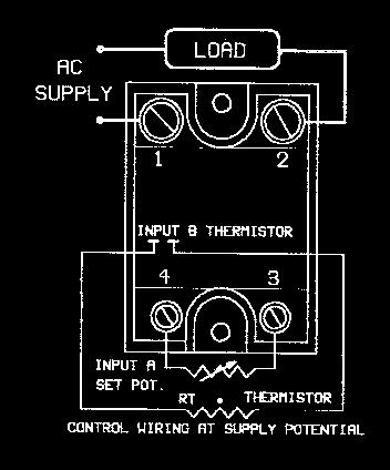 Order code 291-511 incorporates a thermistor input to allow for fan speed regulation in heating, ventilation and air conditioning systems. Suitable thermistor available seperately. N.B.