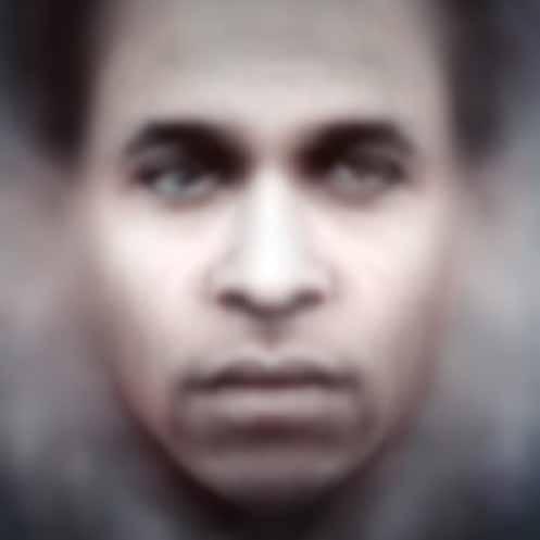158 Capitalist Realism Trevor Paglen, Fanon (Even the Dead Are Not Safe) Eigenface, 2017. Εκτύπωση dye sublimation 48 48 ίντσες. Ευγενική παραχώρηση του καλλιτέχνη και της Metro Pictures, Νέα Υόρκη.