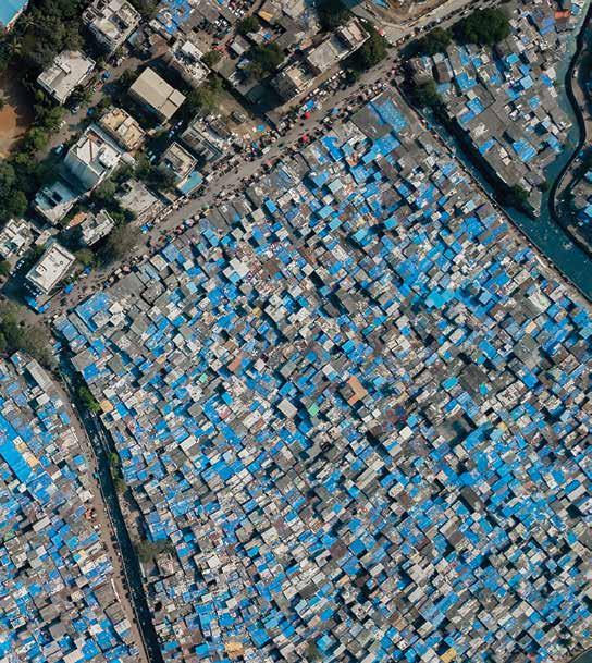 Johny Miller 81 It s estimated that over 7.5 million people more than 60% of the residents in Mumbai live in slums like these.