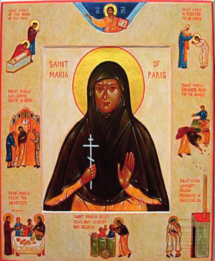 Η ευθύνη του πιστού για την αντιμετώπιση των προβλημάτων του σύγχρονου κόσμου. 1. α. Αγία Μαρία Σκόμπτσοβα (1891-1945) 2. Αγία Μαρία Σκόμπτσοβα 1942: Γερμανική Κατοχή.