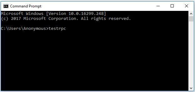 Μέσα από το Command Prompt καλούμε το