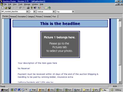 9. Auction Tamer Το πρόγραµµα Auction Tamer χρησιµοποιεί τον browser του Internet Explorer και έχει πολλές από της λειτουργίες του ενσωµατωµένες ήδη στο µενού του.