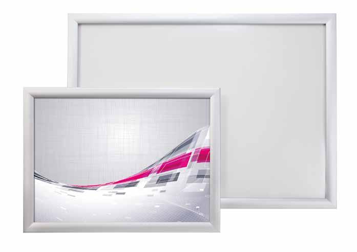 Αφισοθήκες - Snap Frames 1 Αδιάβροχο Snap Frame Eco από Αλουμίνιο Το πλαίσιο διατίθεται σε βασικά μεγέθη σε ασημί ανοδιωμένο σύμφωνα με το απόθεμα Διατίθεται με αντικλεπτικό σύστημα μέσω τεχνικής