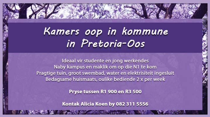 083 226 1866, of stuur n e-pos na philadelphia@nhk.co.za. Ons Tuis (Riviera, Pretoria), tehuis vir versorging van verswakte bejaardes, het tans plek beskikbaar.