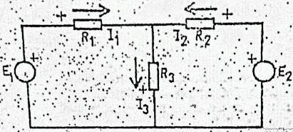 39) I: I + I 2 I 3 = 0 II: E R I R 3 I 3 = 0 II: E 2 R 2 I 2 R 3 I 3 = 0 I = E R 3 I 3 R I 2 = E R 3 I 3 R