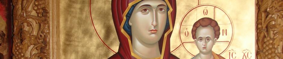 Awesome and blameless protection, do not overlook our petitions, pure and praiseworthy Theotokos; make firm the community of the Orthodox, save those whom you have called to rule, and grant them