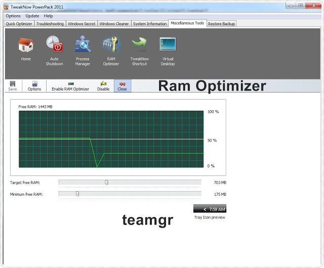 επιφάνειες θα βελτιποιήσετε tools ) ν εργασίας, ( Process ΔιάφοραManager εργαλεία άλλα μνήμη, όπως ) ό Αuto