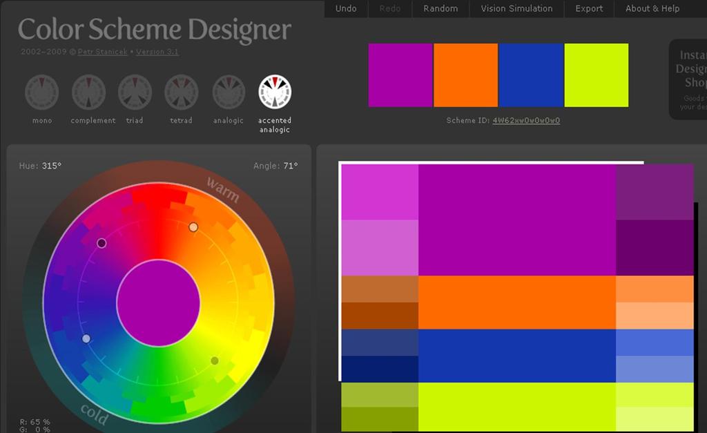 TIP: Επιλέγουμε τα χρώματα χρησιμοποιώντας ειδικά εργαλεία