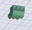 Connettore CT CT Connectors Classe Dimensionale: BASSA Dimensional Class: OW Colore Standard: VERDE Standard Colour: GREEN Altezza Conn. Maschio: 9,2 mm Male Conn. Height: 9.2 mm Altezza Conn.