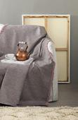 14 Gray LUCID ριχτάρι με ύφανση από chenille,