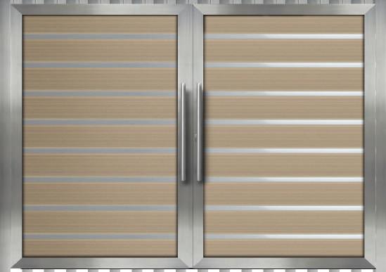 cod.:m700 The sash is 65x40mm profile in INOX colour Το πλαίσιο είναι από προφίλ 65x40mm σε χρώµα INOX. The infill is composite panel. Το γέµισµα είναι composite panel αλουµινίου.