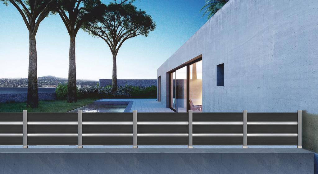 Fences Classic CLASSIC line offers designs covering all requirements. Horizontally or vertically, single colour or two-colour creations, the result is always impressive.