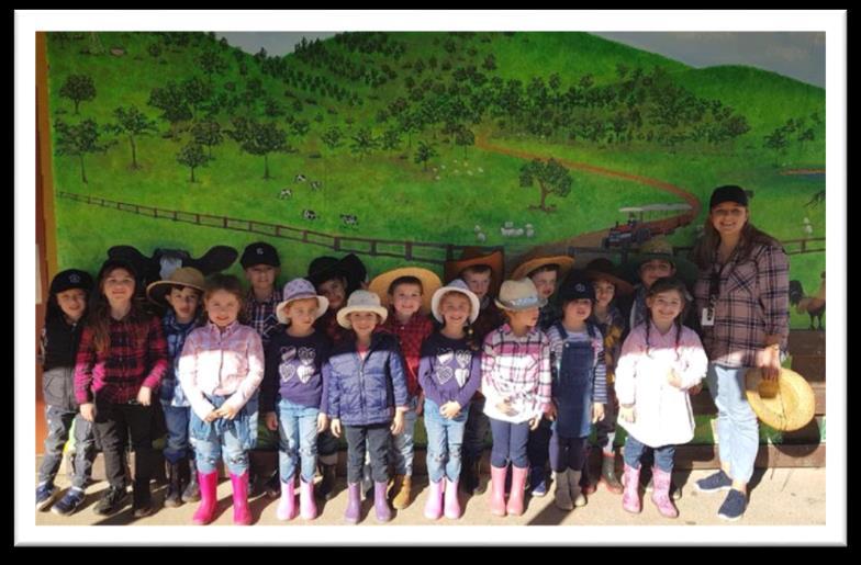 They learnt how to crack a whip, witnessed some sheep