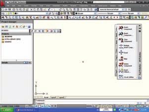 )اختياري( رسم مدارهای فرمان و قدرت با نرم افزار)اتوکد الکتریکال( Electrical AutoCAD الف( مراحل ترسيم مدار قدرت: در سمت راست پنجره برنامه اتوکد برقی را
